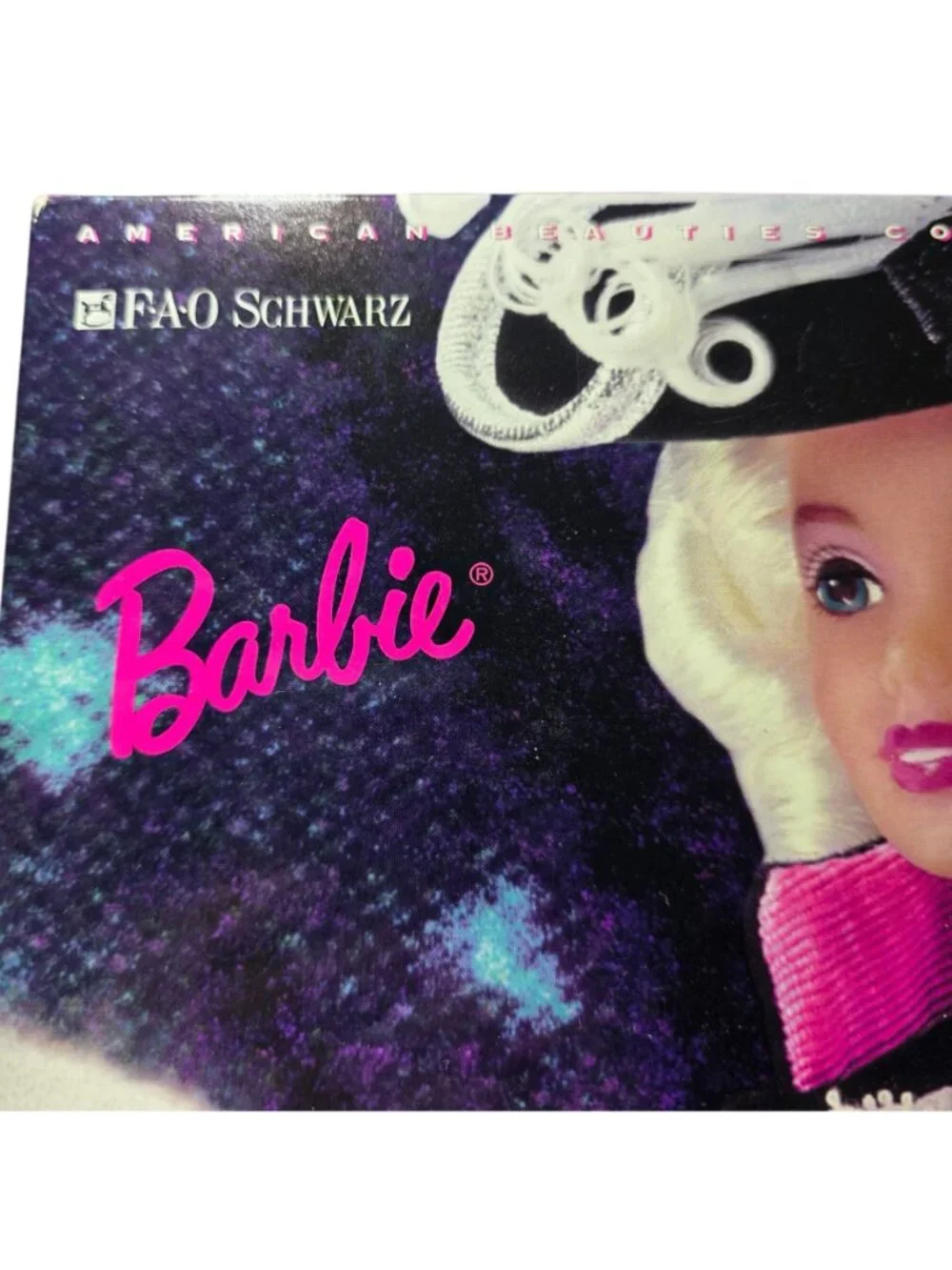 George Washington Barbie Doll FAO Schwarz Limited Edition American Beauties